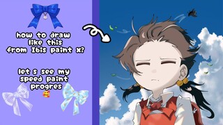how to draw like this from ibis paint x? let's see my speed paint progres