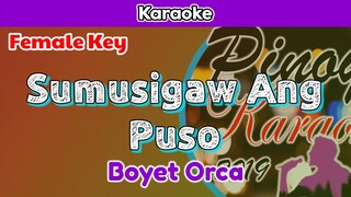 Sumisigaw Ang Puso by Boyet Orca (Karaoke : Female Key)