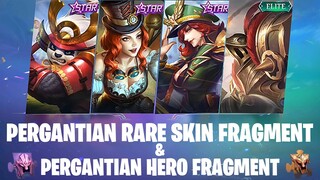 UPDATE PERUBAHAN RARE SKIN FRAGMENT DAN HERO FRAGMENT DI NEXT UPDATE MOBILE LEGENDS