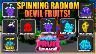 Spinning 500 Random Devil Fruits in Anime Fruit Simulator