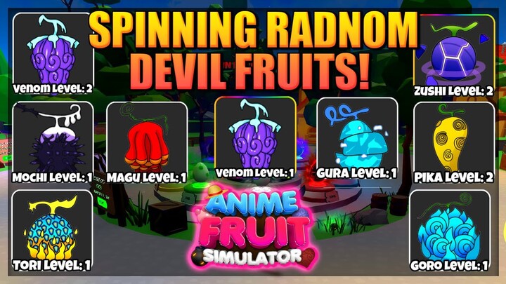 Spinning 500 Random Devil Fruits in Anime Fruit Simulator