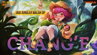 CHANG'E ITU ASLINYA MM + JUNGLER 😜 DIJAMIN BOCOR DARAH MUSUH 😱 | MOBILE LEGEND BANG BANG [MLBB]