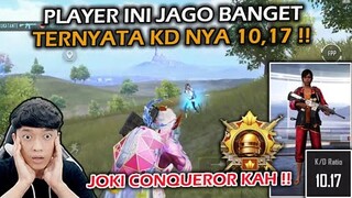 PLAYER INI JAGO BANGET MAINNYA SETELAH DI CEK TERNYATA KD 10 , PUSH RANK CONQUEROR ?! - PUBG MOBILE