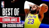 BEST Of LeBron James Rim-Rocking DUNKS | NBA Career