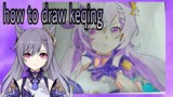 HOW TO DRAW KEQING