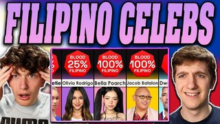 Americans React to Celebrities With Filipino Blood!