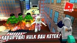 KABUR DARI HULK BAU KETEK - NEW! Escape Superhero Obby! ROBLOX INDONESIA