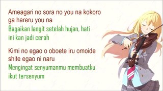 lagu jepang ORANGE lirik lagu terjemahan indonesia