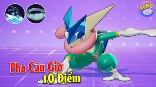 Pokemon UNITE - Ếch Lướt Sóng Và Pha Thả Diều Câu Giờ 10 Điểm MVP