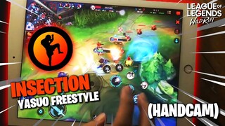 iNSECTiON YASUO FREESTYLE (HandCam) - League of Legends Wild Rift Best Moments #86