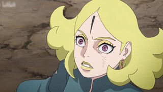 Di Boruto Bab 199, Naruto memunculkan kembali Rasengan giok super besar, dan Diluda memilih untuk me