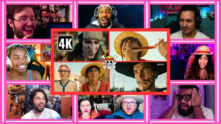 ONE PIECE Official Trailer Reaction Mashup | One Piece Live Action Trailer Reaction Mashup #onepiece