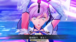 【FGO街机·1080P】泳装武藏[霊基1+2+3] 攻击动作+宝具动画