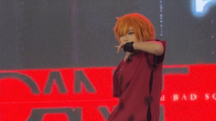 I performed a fire dance with the determination to outshine RAD WEEKEND