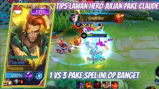 NYOBAIN CLAUDE MID TERNYATA MASIH OP WALAUPUN DI TROL TEAM SENDIRI TETEP BISA WIN | TUTORIAL CLAUDE