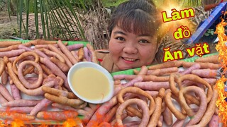 Làm Đồ Ăn Vặt Ăn Cùng Con Bạn Già | Như Ú TV