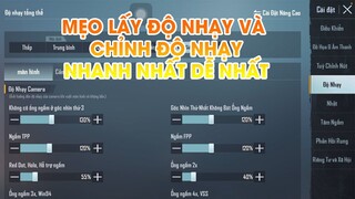 PUBG MOBILE | MẸO LẤY ĐỘ NHẠY NHANH NHẤT DỄ HIỂU NHẤT VÀ DỄ LÀM CHỦ NHẤT