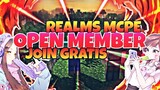 {OPEN MEMBER REALMS} -JOIN AJA LANGSUNG SKUY- #mcpe #openmember #realms #1.16