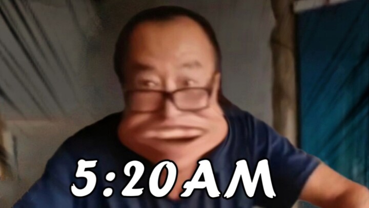 "I set my alarm for 5:20 and eat table dumplings at 13:14."