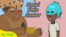 Nginung Kopi Karo Camer | Animasi Ngapak Yu Atun