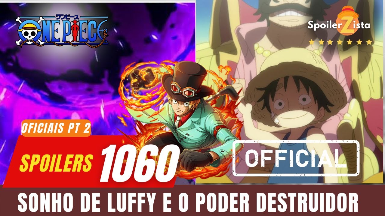 ONE PIECE 1060 PARTE 4 - LUFFY QUER IR PARA MARY GEOISE. - BiliBili