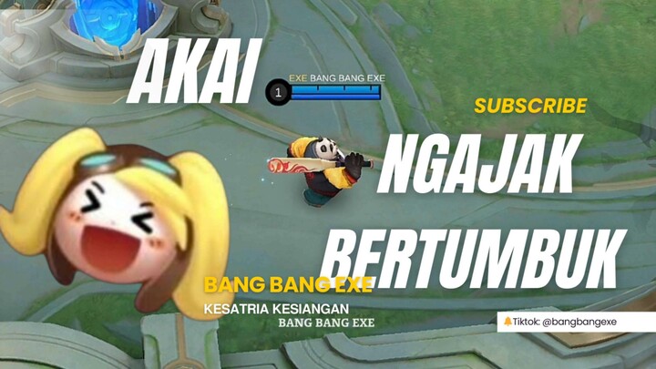 Akai Ngajak Bertumbuk 🗿