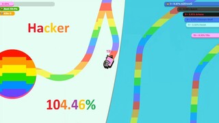 Paper.io 3 INSTANT WIN! [Hacker 104.46%] World Record: 33 Second