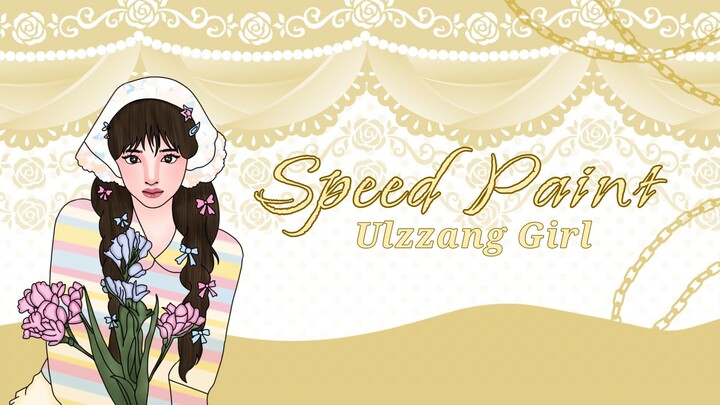 [Speed Paint] Gambar Ulzzang jadi kartun