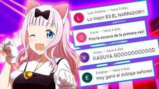 EL NARRADOR del doblaje de Kaguya-sama ES UNA JOYA