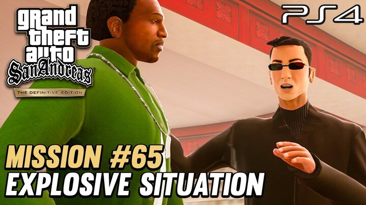 GTA San Andreas PS4 Definitive Edition - Mission #65 - Explosive Situation