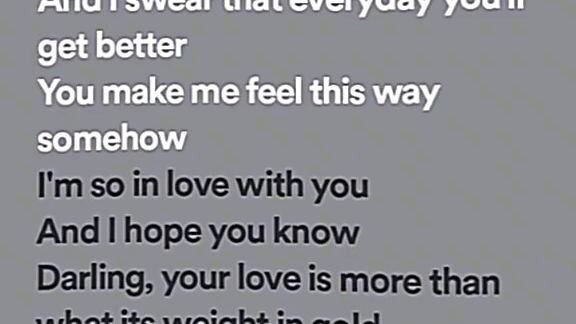 Say you won't let go