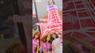 #barbie 東京タワーBarbieスタンプラリー　Tokyo tower ✕ Barbie stamp rally