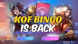 KOF BINGO EVENT IS BACK | MORE EPIC SKINS AND MORE ITEMS IN PRIZEPOOL | MOBILE LEGENDS