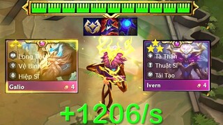 IVERN THẦN SỨ 3 SAO + GALIO 3 SAO? TRIỆU HỒI DAISY 10K HP TRÂU PHÁT KHÓC!