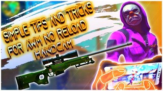 Free Fire | 3 finger Handcam | How to use awm tips and tricks