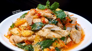 GỎI CHAY | cách làm gỏi bò bóp thấu chua ngọt chay ngon đón tết 2022 tại nhà | vegan recipes