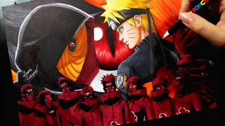 NARUTO vs AKATSUKI - Anime Drawing