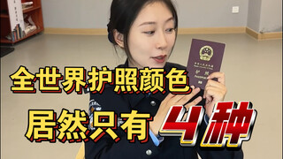 Are there only four passport colors in the world?!