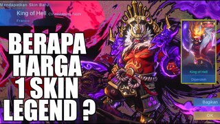 SKIN LEGEND FRANCO, HABIS BERAPA DIAMOND UNTUK 1 SKIN LEGEND? | MOBILE LEGENDS