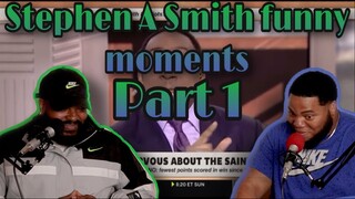 Stephen A Smith Best Arguments & Hilarious Moments Part 1 (Reaction)