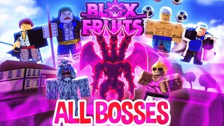 Venom Vs All Bosses on Blox Fruits!