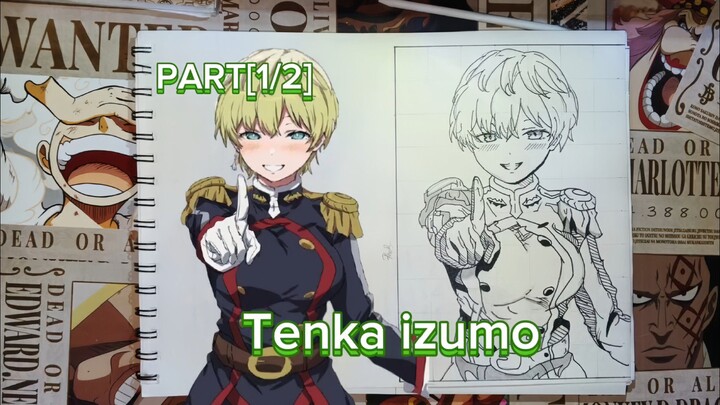 Drawing TENKA IZUMO🔥 momy the beast PART [1/2] BNW