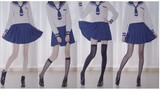 Comparison of different JK uniforms and black stockings
