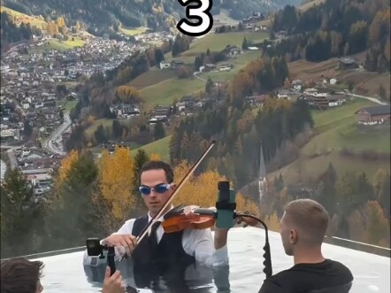 “水中小提琴优雅，太优雅了”