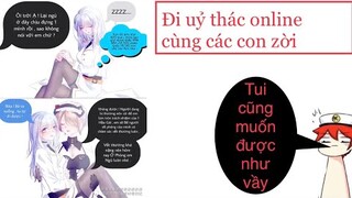 Honkai impact. Online thăm ngàn vết thánh, uỷ thác online đen quá không có mảnh 😂😂