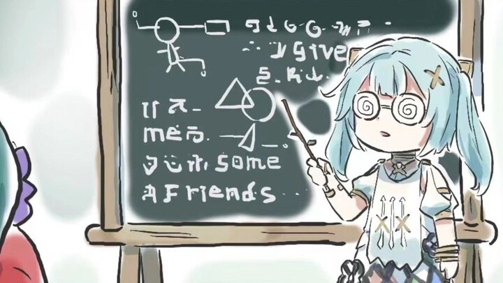 [Weak-Hearted True Lord] Senior Faruzan: Class is in session—pay attention and study hard.