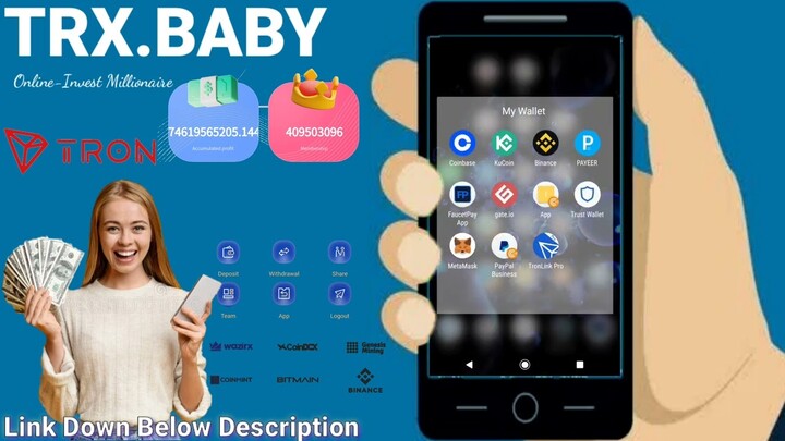Trx.baby - Platform Invest TRX Get profit now