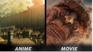 AOT ANIME VS LIVE ACTION 💯💯💯