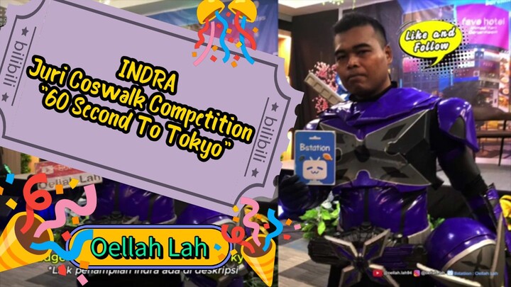 Penampilan Indra, Juri Coswalk Competition 60 Second To Tokyo 2026, Banjarmasin