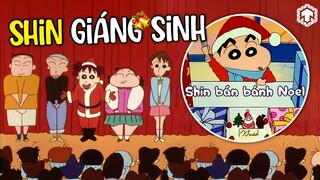 Giáng Sinh Tiểu Học & Bánh Kem Noel & Chờ Đợi Quà Từ Ông Già Noel - Shin Cậu Bé Bút Chì